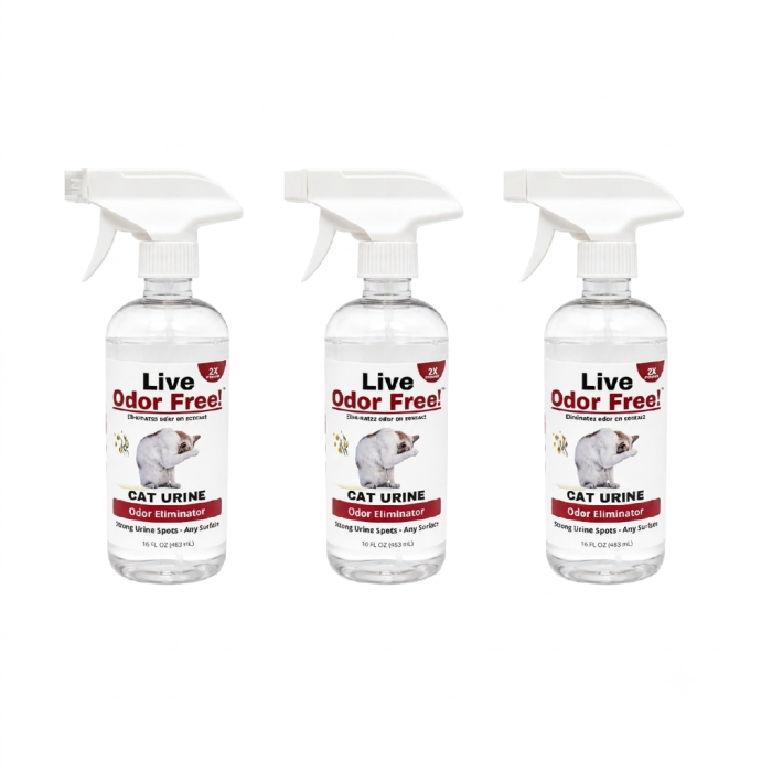 Cat Urine Odor Eliminator <br> 16 oz – 3 Pack Special